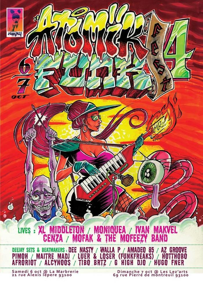 Montreuil - Affiche Atomique Funk Fest